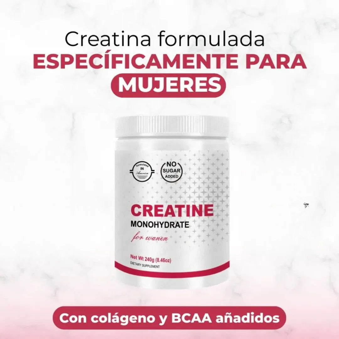 Creatina Monohidratada con colageno | Aumenta tus gluteos