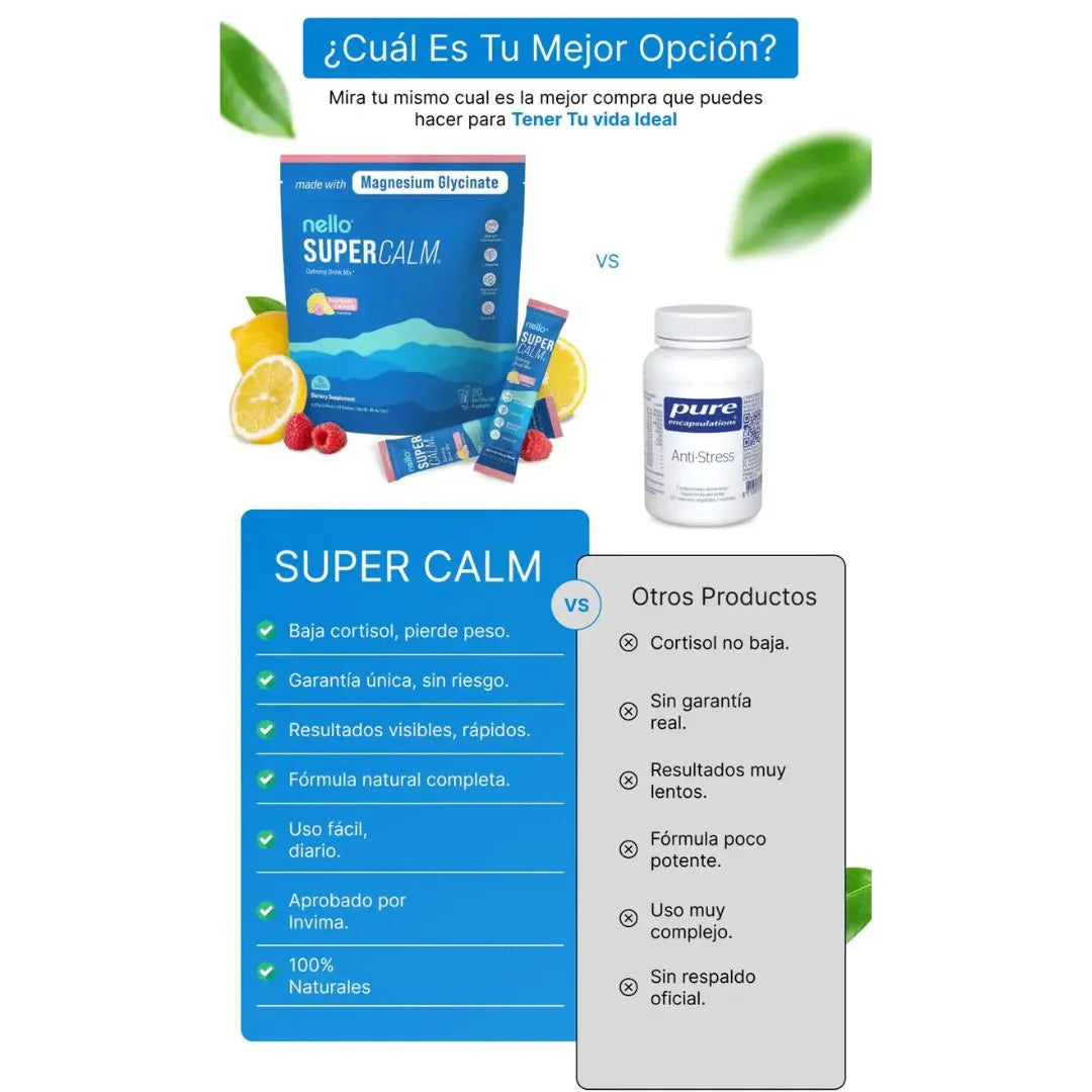 Nello SuperCalm | Alivia el Estres y Baja de Peso