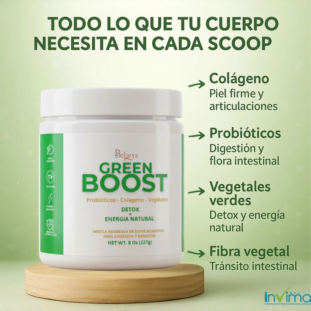 Green Boost | Limpia, desinflama y aumenta energia