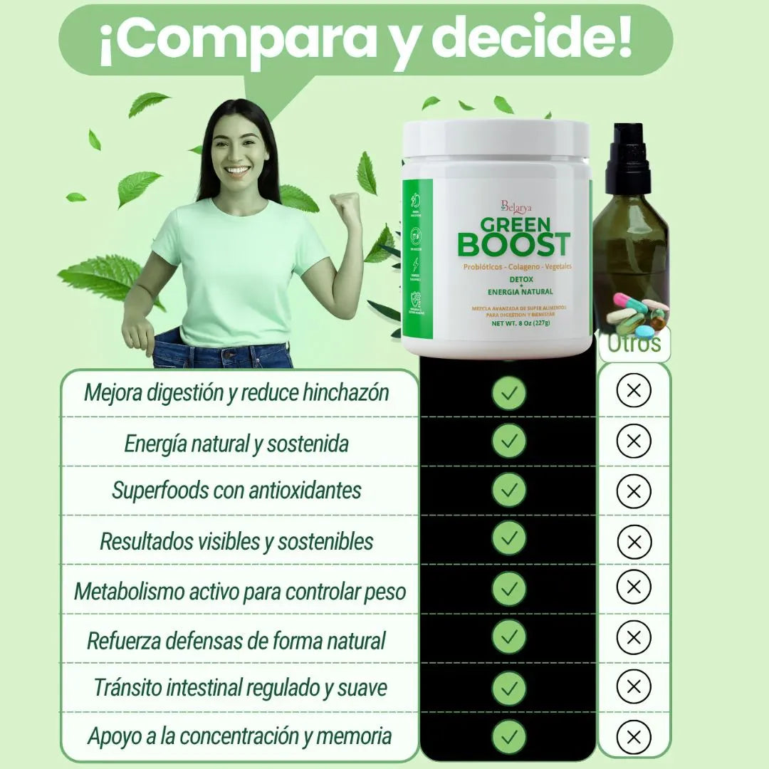 Green Boost | Limpia, desinflama y aumenta energia