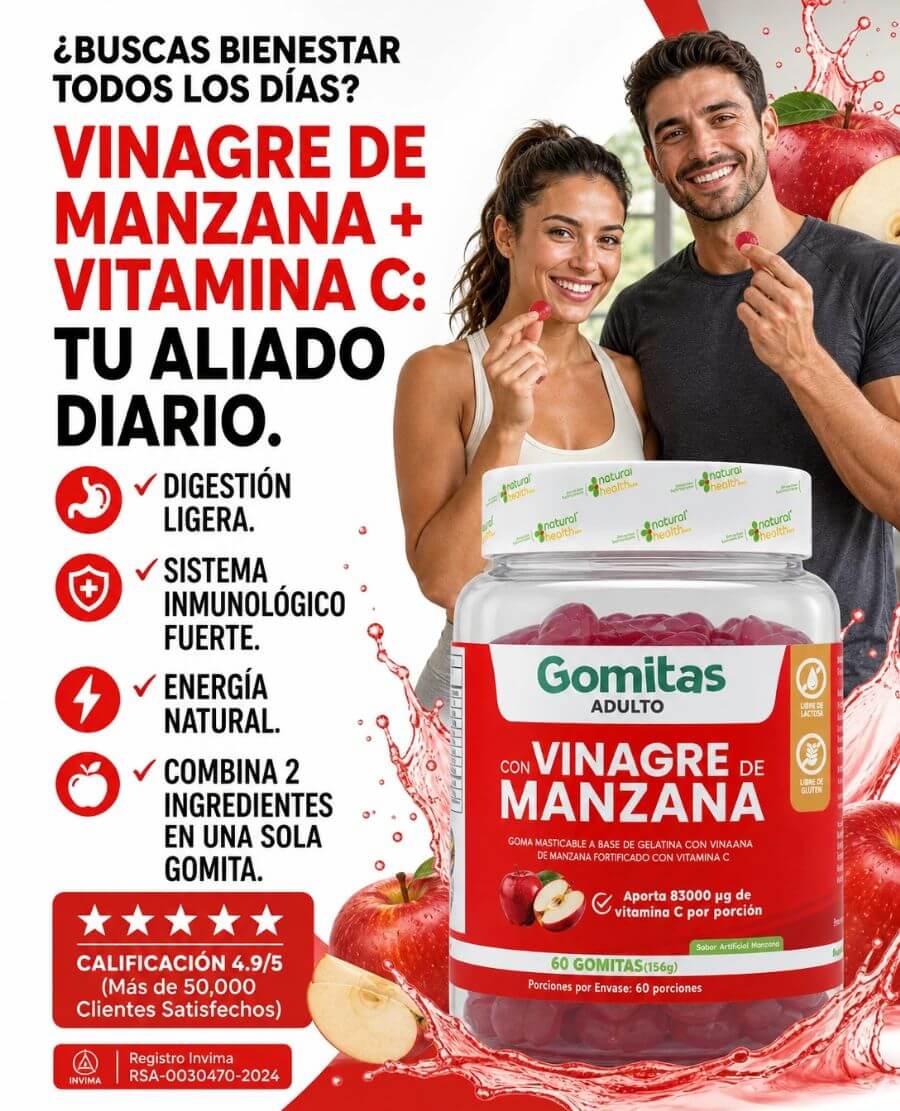 Gomitas de Vinagre de Manzana + Vitamina C