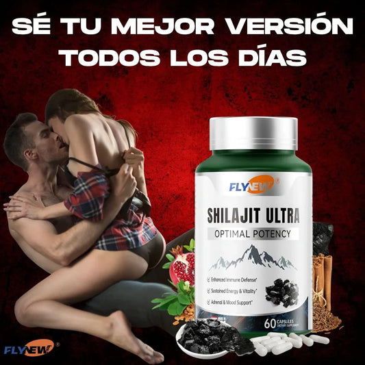 Shilajit Ultra x60 Caps. | Mayor resistencia y duración 🔥🍆