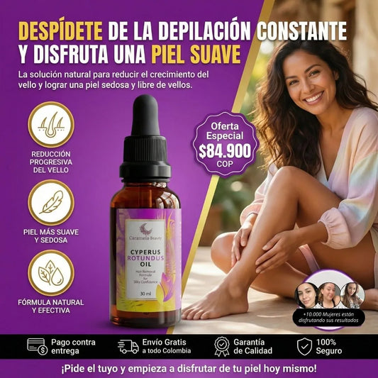 Cyperus Rotundus | Reductor Natural de Vello Corporal