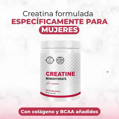 Creatina Monohidratada con colageno | Aumenta tus gluteos