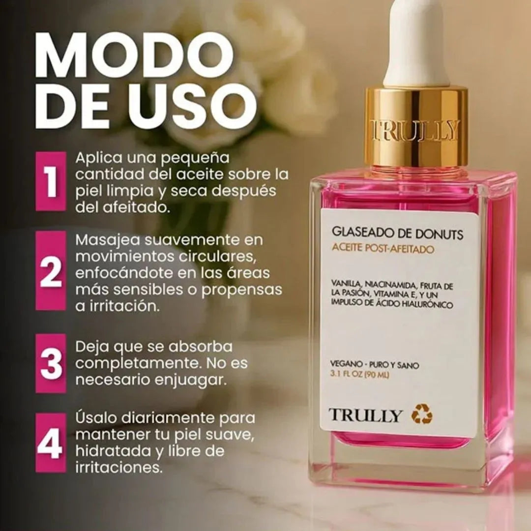 Truly Oil | Aceite para despues de afeitar 90ml