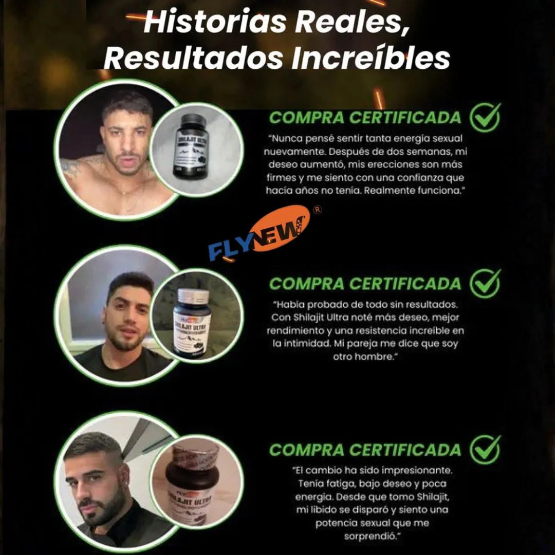 Shilajit Ultra x60 Caps. | Mayor resistencia y duración 🔥🍆