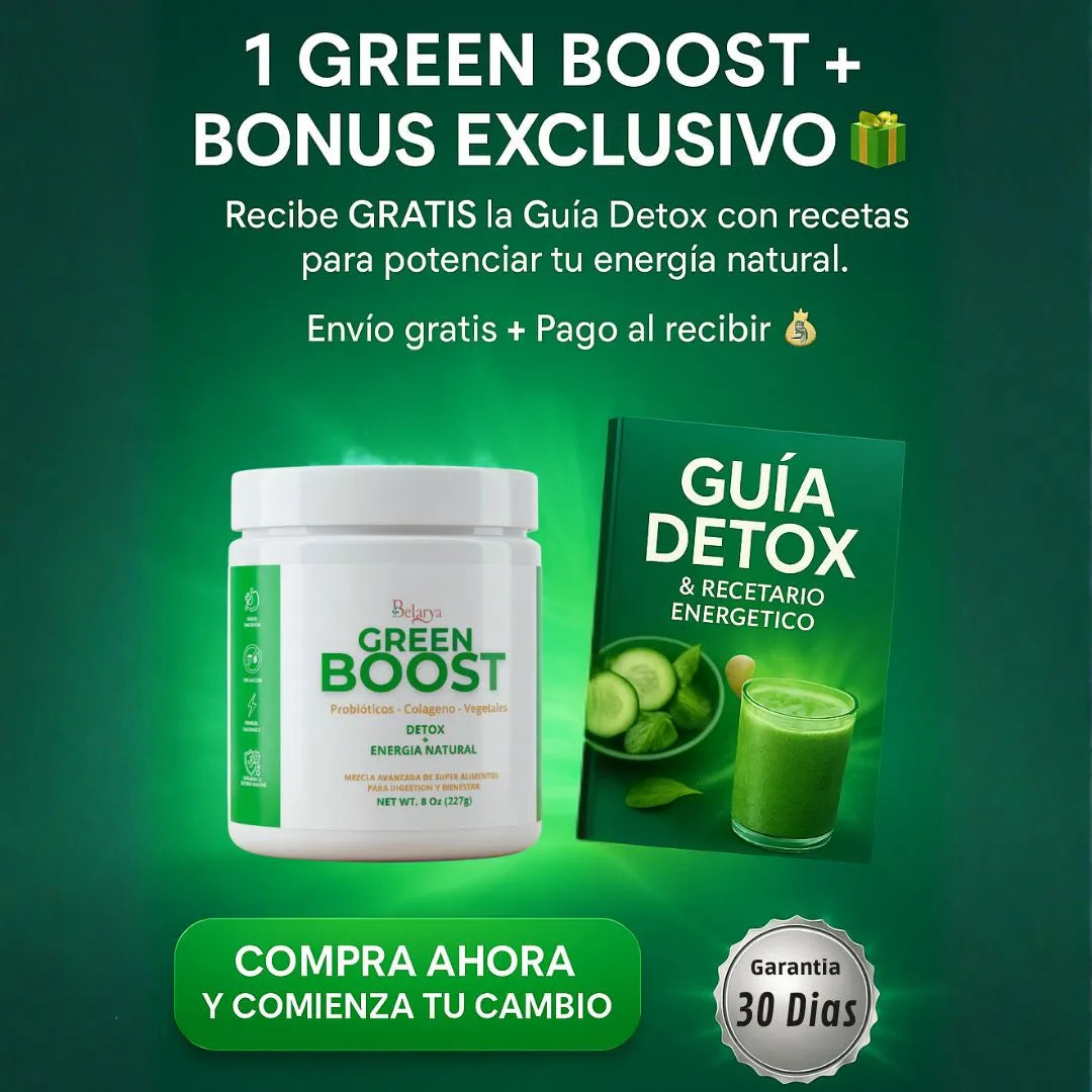 Green Boost | Limpia, desinflama y aumenta energia