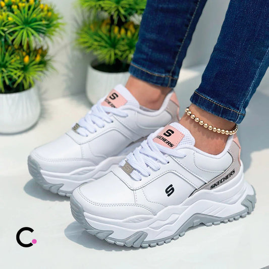 Sk3tchers Dama Suela Alta