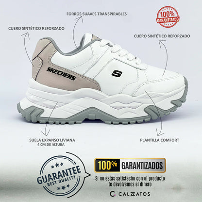 Sk3tchers Dama Suela Alta